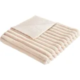 Westfalia Schlafkomfort Vita Bettüberwurf 80 x 150 cm Beige