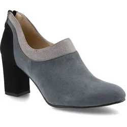 Graue Halbschuhe Damiss Lederschuhe, 41