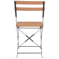 Bolero klappbare Terrassenstühle Holzimitat