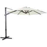 Axi Cyrus Ampelschirm 300cm grau/beige (A100.203.52)