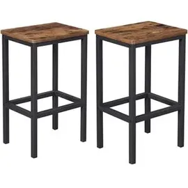 VASAGLE Barhocker LBC65X 65 cm Braun