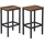 VASAGLE Barhocker LBC65X 65 cm Braun