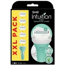 Wilkinson Sword Intuition Sensitive Care Rasierer + 5 St. + Reiseetui für Frauen