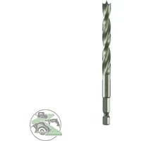 Alpen 0062200500100 Holz-Spiralbohrer 5mm Gesamtlänge 100mm 1/4 (6.3 mm)