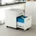 VASAGLE Rollcontainer 40 cm x 54,4 cm x 43,8 cm weiß