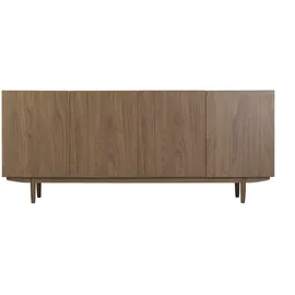 miliboo Vintage-Sideboard 180 x 0 x 0 cm Braun