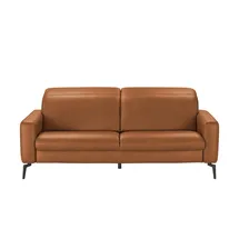 Hukla Einzelcouch Leder 1-Sitzer Braun