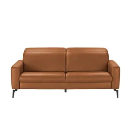 Hukla Einzelcouch Leder 1-Sitzer Braun