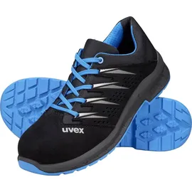 Uvex Halbschuh schwarz/blau uvex 2 trend, S1, 45