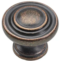 Hettich Möbelknopf Zinkdruckguss Kupfer Ø 25,0 mm