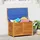 vidaXL Gartenbox 90 x 50 x 56 cm Massivholz braun