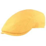 Balke Schiebermütze Sommer Leinen Mütze modisches Innenfutter goldfarben 64