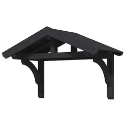 Skan Holz Design-Vordach Stettin-anthrazit -Typ 1