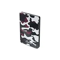 Sonnics 1TB Rot Camo Externe tragbare Festplatte USB 3.0 super schnelle Übertragungsgeschwindigkeit für den Einsatz mit Windows PC, Mac, XBOX ONE und PS4 Fat32