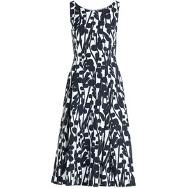 Vera Mont Cocktailkleid Blau/Weiß 42