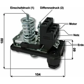 Eclairage Design 380V 1-phasen-druckschalter Für Hauswasserwerk Brunnenpumpe--inhhub