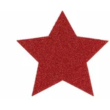 Primaflor Deko-Stern - Glimmer - Rot, 16,5 cm,