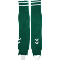 hummel Unisex Element Football Footless Socken, Evergreen/White, 1