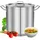 NutriChef Kochtopf 38L 52 cm rund