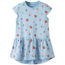 NAME IT Mädchen Nmfvigga Capsl Dress F1 Noos, Chambray Blue, 122 cm - 122
