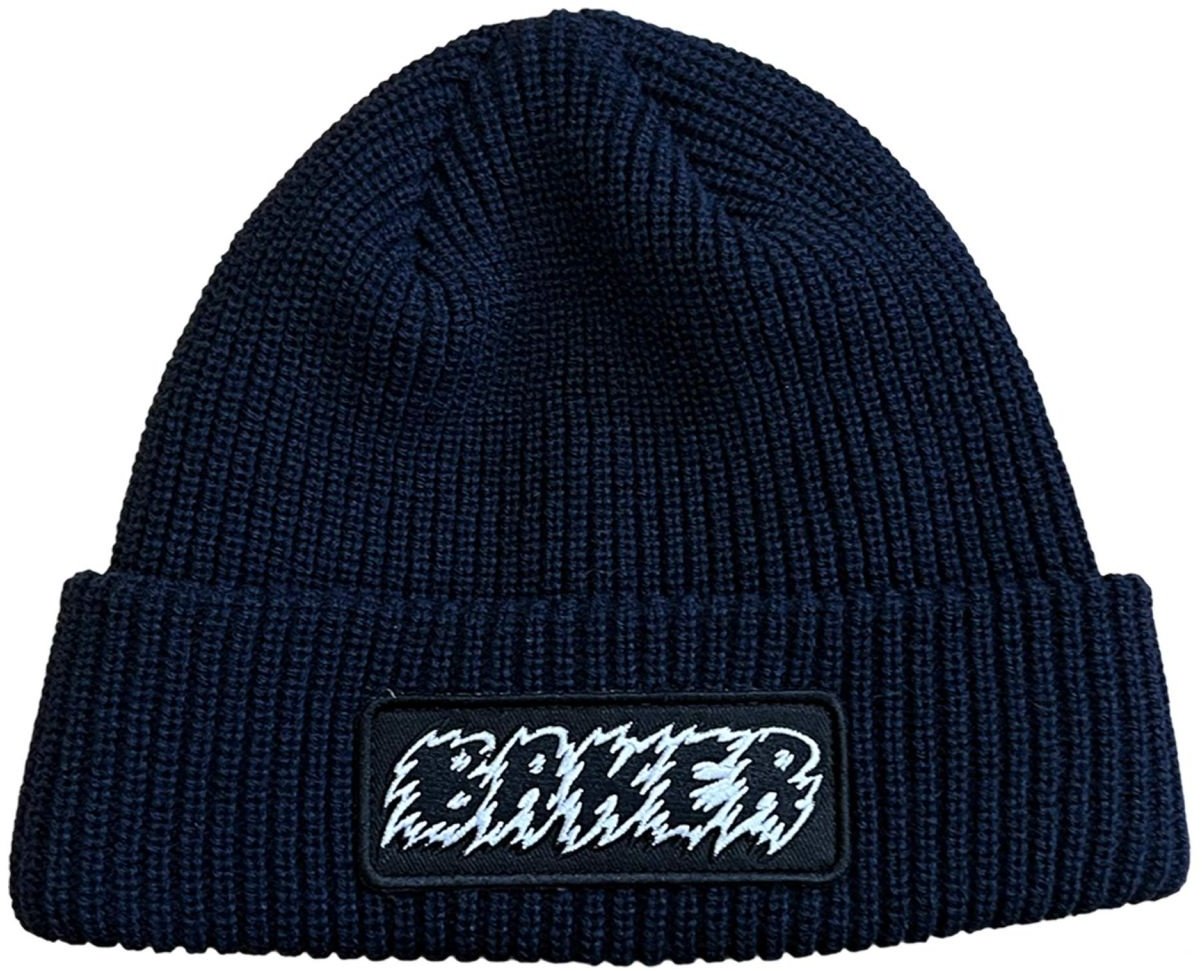 BAKER Beanie JAGGED CUFF, navy