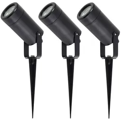 Lindby - Thorgal Garten Leuchte w/Speer Ø6 3pcs Schwarz