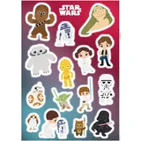 KOMAR Deko-Sticker Star Wars Heroes 50 x 70 cm