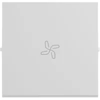 Legrand SEANO Wippe mit Lüftersymbol für Wechselschalter, Taster und Kreuzschalter, Schalterabdeckung, Wippenplatte, Ultraweiß,
