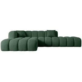 altdecor Ecksofa, Grün, Textil, 6-Sitzer, L-Form, Ottomane links, 289x176 cm, Wohnzimmer, Sofas - Couches, Wohnlandschaften, Ecksofas
