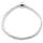 FIRETTI Perlenarmband 4mm mit Glasperle creme-silberfarben 50049247-19 Größe 19 cm