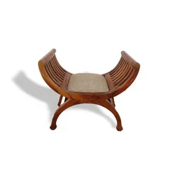 Senat-Sessel 60x60x40 aus indischem Sheesham-Massivholz