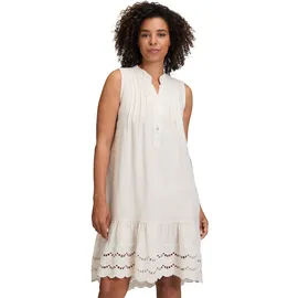 Cartoon Damen Casual-Kleid mit Stickerei Beige 36
