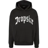 dropsize Heavy Logo Design Hoodie - Schwarz - M