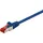 goobay CAT 6 Patchkabel, S/FTP (PiMF), Blau,