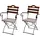 MCW MCW-J40 Biergartenstuhl 2er-Set 0 x 0 x 0 cm braun/beige