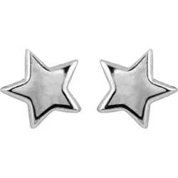 Jacques Lemans Ohrstecker 925er Silber silber, Stern Damen 