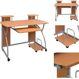 Vidaxl - Computertisch Braun 110x52x88,5 cm Holzwerkstoff - Bürostuhl - Schreibtisch - Home Office - Arbeitsplatzgestaltung - Laptoptisch