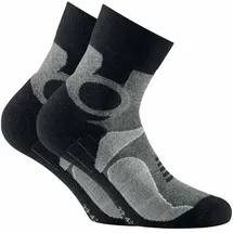 Rohner Trekking Quarter Socken 2er Pack Grau 43-46