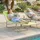 Outsunny Gartenliege 182 x 56 x 25 cm Grün