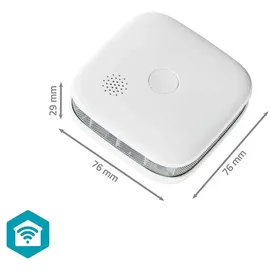 Nedis WIFIDS21WT Weiß Smart Rauchwarnmelder 1 St.