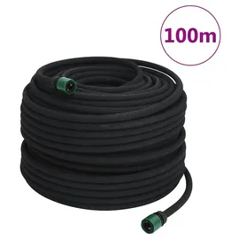 vidaXL Tropfschlauch 100 m Schwarz