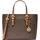 Michael Kors Quinn Small Umhängetasche Kunstleder Brown