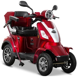Elektromobil ROLEKTRO "E-Quad 15, Blei-Gel-Akku" Elektromobile rot Mobilitätshilfen Elektromobile