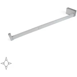 Emuca Garderobenstange Mit Led-licht Castor Mit Abnehmbarer Batterie Und Bewegungssensor, L558mm, Kunststoff Und Aluminium, Metallic Grau - Emuca