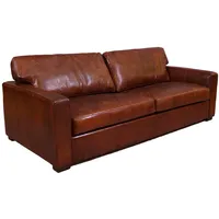 Durban Sofa 3 Sitzer Vintage Cigar Leder Möbel Stil Ledersofa Loungesofa