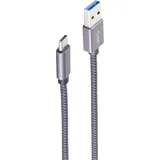 ShiverPeaks USB-A auf USB-C 2 m Grau