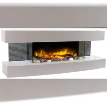 Chemin'Arte Wandkamin Lounge Weiß