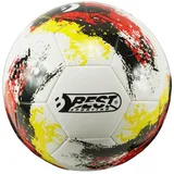 Best Sporting Fußball Nation, 857093, Größe 5 320 Gramm, schwarz/rot/gelb, Trainings-& Freizeitball