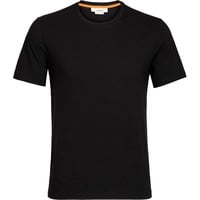 Icebreaker Central Classic SS T-Shirt für Alltag, Abenteuer, Fitnessstudio & Training - Schwarz, XL