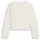 Tom Tailor Mädchen Cropped Cardigan mit V-Ausschnitt, weiß, Uni, Gr. 128